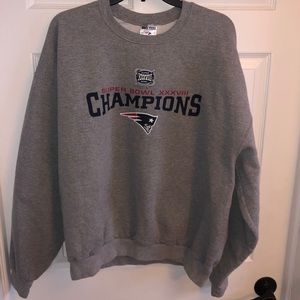 Patriots Super bowl Crewneck